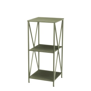 Lentyna pastatoma 33x33x75  cm metalinė, alyvuogių sp. Giftdecor 12256