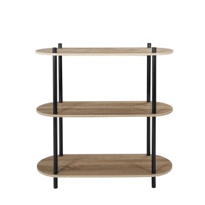 Lentyna pastatoma medinė 3 aukštų 79x80x30 Home Deco HD0074