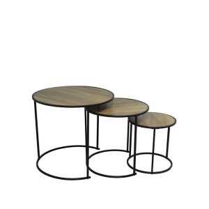 Staliukas 3 vnt kompektas 50x50x46,40x40x39,30x30x31 cm 8445393543024