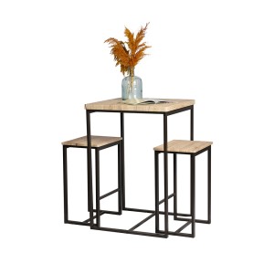 Staliukas su 2 kėdėmis (stalas 60x60x88 cm, kėdės 40x30x60 cm) Urban 151340