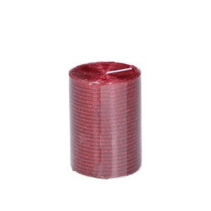 Žvakė kalėdinė blizganti D7x10,5 cm 871125226373 (3 spalvos) KLD