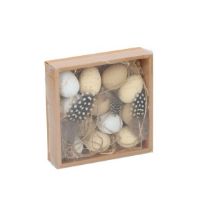 Dekoracijos pakabinamos Kiaušiniai 12 vnt. D3 cm ARTICASA 871125249830 velyk