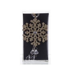 Dekoracija Snaigė 2 vnt. 19x10x2 cm 158804 KLD