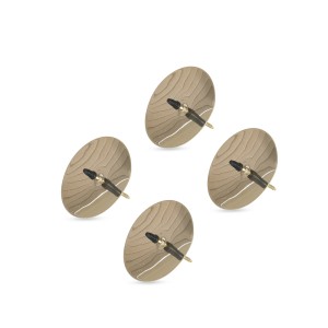 Žvakės laikiklis kompozicijoms, advento vainikams 4 vnt 5,3 cm (mix) 43274 KLD