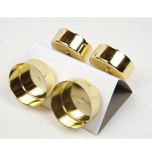 Žvakės laikiklis kompozicijoms, advento vainikams 4 vnt 4x2x5 cm 53108 KLD