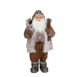Dekoracija Kalėdų senis 90 cm pilkas 8445393489278 kld