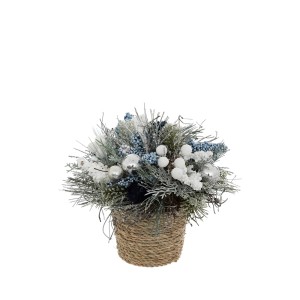 Dekoratyvinė puokštė Kalėdinė 23x18x23 cm Atmosphera 208322 KLD