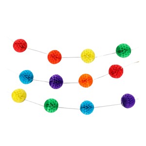 Popierinė girlianda dekoravimui Pom Pom 315x10 cm Festi 634840