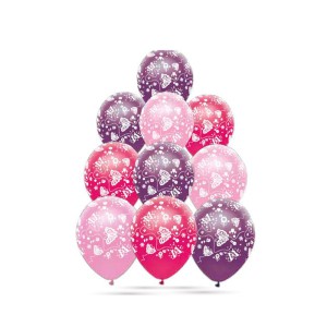 Balionų rinkinys Drugeliai 10 vnt D30 cm Festi 634423