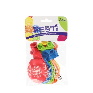 Balionų rinkinys Happy birthday! 10 vnt D30 cm Festi 634504