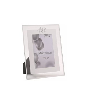 Rėmelis 40 gimtadienio proga veidrodinis 10x15 cm MS17540 Celebrations Widdop