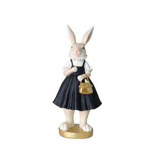 Figūrėlė Panelė triušė 12x9,5x26,5 cm 3732 velyk