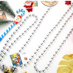 Grandinėlė girlianda karoliukai sidabro sp. 5m x 5mm 26008_S kld