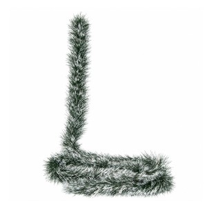 Girlianda kalėdinė eglutei 15 cm x 2.7 m žalia/balta 8445393710129 KLD