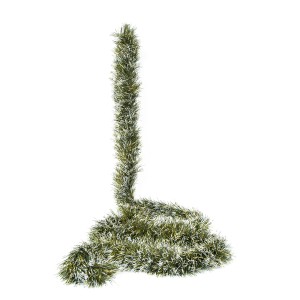 Girlianda kalėdinė eglutei 15 cm x 2.7 m žalia/auksinė 8445393710150 KLD
