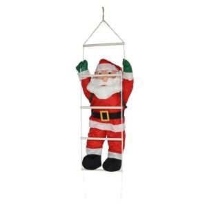 Dekoracija Kalėdų senis su kopėčiom 90 cm (atsparus drėgmei) 8430540650113 kld