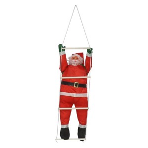 Dekoracija Kalėdų senis su kopėčiom 144 cm 8445393306346 kld