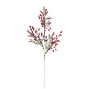 Dekoracija šakelė su uogomis 70x35x10 cm 146434 KLD