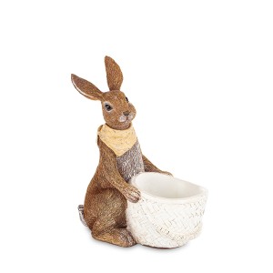 Figūrėlė Zuikis polirezininis 19x14,5x9,5 cm 175969 velyk