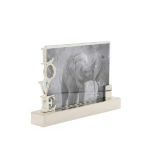 Rėmelis metalinis LOVE sidabro sp. 10x15 cm WG1207 Celebrations Widdop