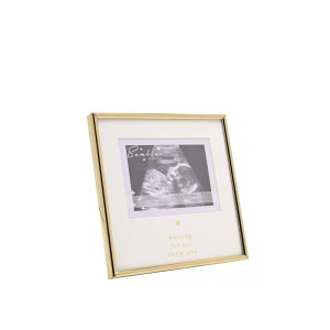Rėmelis kūdikio echoskopijos nuotraukai metalinis 10x7.5 cm BM364 Bambino Widdop