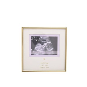 Rėmelis kūdikio echoskopijos nuotraukai metalinis 10x7.5 cm BM364 Bambino Widdop