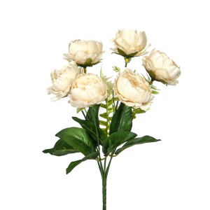 Dekoratyvinė gėlių puokštė Bijūnai D7xH30 cm (mix) 50413