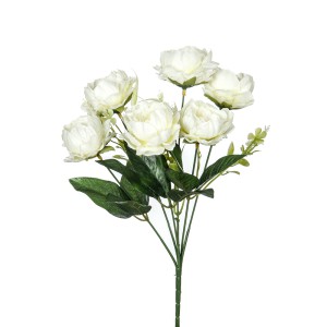 Dekoratyvinė gėlių puokštė Bijūnai D7xH30 cm (mix) 50413