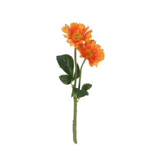 Dekoratyvinė gėlė Gerbera oranžinė 43 cm 8445393217437