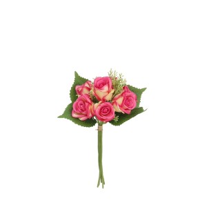 Dekoratyvinė gėlių puokštė Rožės 21xH33 cm 8445393434957