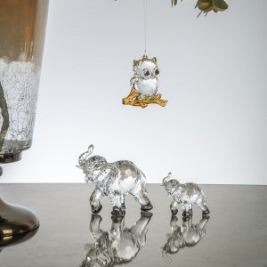 Figūrėlė Dramblys akrilinė 6.9x2.8x6.2 cm