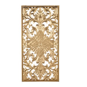 Sienos dekoracija metalinė aukso spl. 73x39x1,5 cm