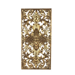 Sienos dekoracijna metalinė aukso spl. 73x39x1,5 cm