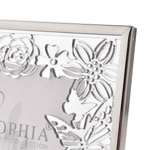 Rėmelis metalinis/veidrodinis Gėlės 21x17,5 cm (10x15) Sophia Widdop