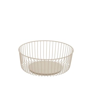 Vaisinė metalinė D28,5xH11 cm kreminės spalvos 5Five 190314A