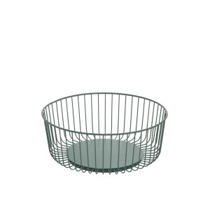 Vaisinė metalinė D28,5xH11 cm žalios spalvos 5Five 190314B