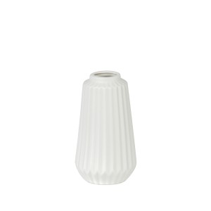 Vaza keramikinė 9x15 cm baltos sp. CV-003-2