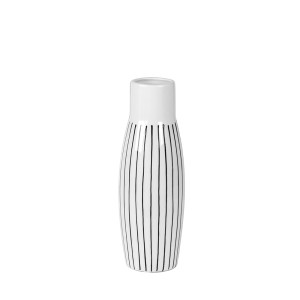 Vaza keramikinė balta D9xH24 cm Parlane 102517