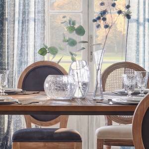 Vaza stiklinė D13xH23 cm Atmosphera 114791