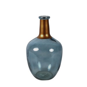 Vaza stiklinė mėlyna D18xH30 cm Babet 102814