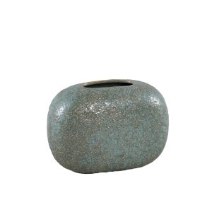Vaza keramikinė mėlynos spalvos 26x13x18 cm Elvery PTMD 105737
