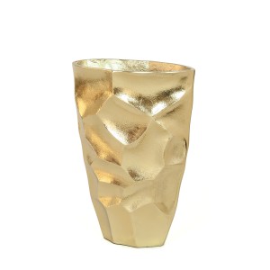 Vaza metalinė auksp sp. 22,5x10x32,5 cm DECOSILUET