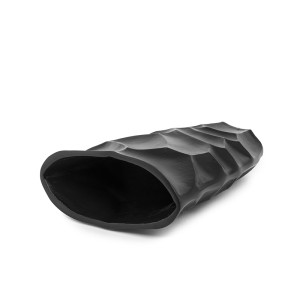 Vaza metalinė juoda sp. 20x10x26 cm DECOSILUET