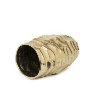 Vaza metalinė aukso sp. 17,5x15x31,5 cm DECOSILUET