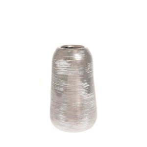 Vaza keramikinė Sūkurys sidabro spl. 19x11.5x11.5 cm Hestia Widdop