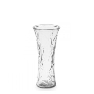 Vaza stiklinė skaidri 25x12,3x25 cm Giftdecor 77798