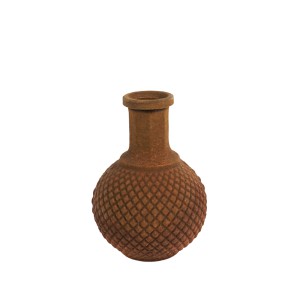 Vaza stiklinė rūdžių sp. D10xH15 cm 111408