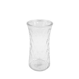 Vaza stiklinė D10,5xH21,5 cm skaidrios sp. 108924