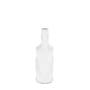 Vaza keramikinė balta h 30 cm 31154