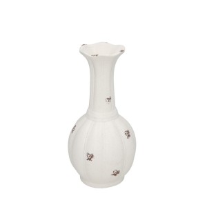 Vaza balta YAMIR 14x14x27 cm 8445393398037